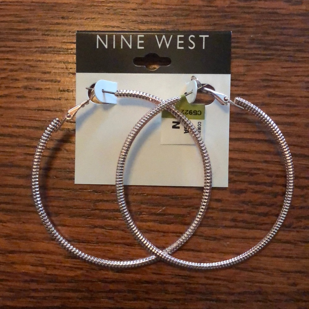 Rose gold hoops